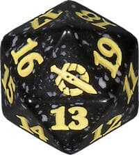 March of the Machine Spindown Die - Yellow - Wizards of the Coast Dice - Life Counters card