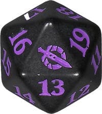 March of the Machine Spindown Die - Purple - Wizards of the Coast Dice - Life Counters card