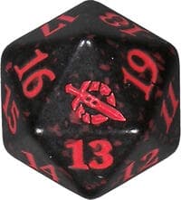 March of the Machine Spindown Die - Red - Wizards of the Coast Dice - Life Counters card