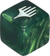 Commander: March of the Machine Planar Die - Green - Wizards of the Coast Dice - Life Counters card