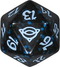Universes Beyond: The Lord of the Rings: Tales of Middle-earth Spindown Die - Blue - Wizards of the Coast Dice - Life Counters card