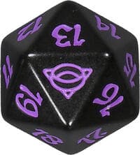 Universes Beyond: The Lord of the Rings: Tales of Middle-earth Spindown Die - Purple - Wizards of the Coast Dice - Life Counters card