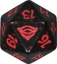 Universes Beyond: The Lord of the Rings: Tales of Middle-earth Spindown Die - Red - Wizards of the Coast Dice - Life Counters card