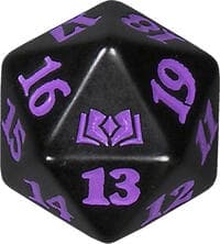 Wilds of Eldraine Spindown Die - Purple - Wizards of the Coast Dice - Life Counters card