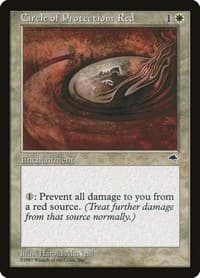 Circle of Protection: Red - Tempest - Magic: The Gathering card