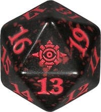 The Lost Caverns of Ixalan Spindown Die - Red - Wizards of the Coast Dice - Life Counters card