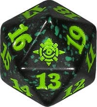 The Lost Caverns of Ixalan Spindown Die - Green - Wizards of the Coast Dice - Life Counters card