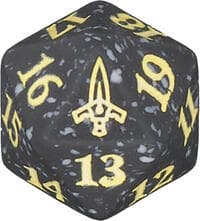 Murders at Karlov Manor Spindown Die - Yellow - Wizards of the Coast Dice - Life Counters card