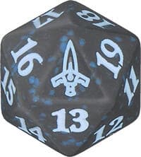 Murders at Karlov Manor Spindown Die - Blue - Wizards of the Coast Dice - Life Counters card