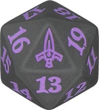 Murders at Karlov Manor Spindown Die - Purple - Wizards of the Coast Dice - Life Counters card