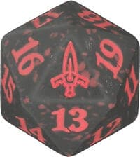 Murders at Karlov Manor Spindown Die - Red - Wizards of the Coast Dice - Life Counters card