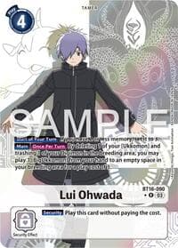Lui Ohwada (Alternate Art) - Beginning Observer - Digimon Card Game card
