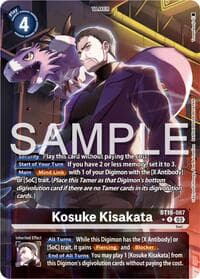 Kosuke Kisakata (Alternate Art) - Beginning Observer - Digimon Card Game card
