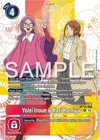 Yolei Inoue & Kari Kamiya (Alternate Art) - Beginning Observer - Digimon Card Game card