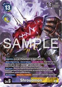 Shroudmon (Alternate Art) - Beginning Observer - Digimon Card Game card