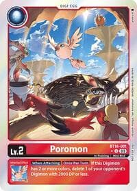 Poromon (Box Promotion Pack: Beginning Observer) - Beginning Observer - Digimon Card Game card
