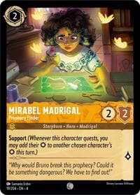 Mirabel Madrigal - Prophecy Finder - Ursula's Return - Disney Lorcana card