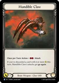 Mandible Claw - Armory Deck: Kayo - Flesh and Blood TCG card