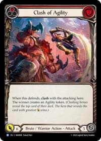 Clash of Agility (Red) - Armory Deck: Kayo - Flesh and Blood TCG card