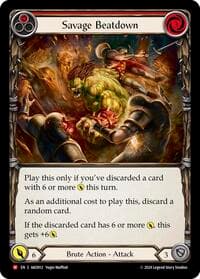 Savage Beatdown - Armory Deck: Kayo - Flesh and Blood TCG card