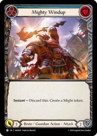 Mighty Windup (Blue) - Armory Deck: Kayo - Flesh and Blood TCG card