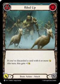Riled Up (Blue) - Armory Deck: Kayo - Flesh and Blood TCG card