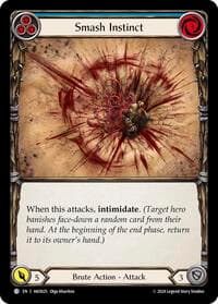 Smash Instinct (Blue) - Armory Deck: Kayo - Flesh and Blood TCG card