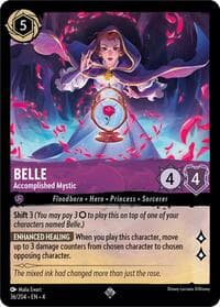 Belle - Accomplished Mystic - Ursula's Return - Disney Lorcana card