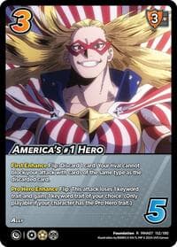 America's #1 Hero - UniVersus: My Hero Academia: Girl Power - UniVersus card