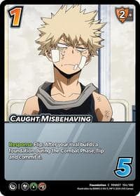 Caught Misbehaving - UniVersus: My Hero Academia: Girl Power - UniVersus card