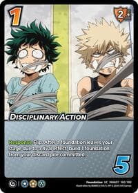 Disciplinary Action - UniVersus: My Hero Academia: Girl Power - UniVersus card