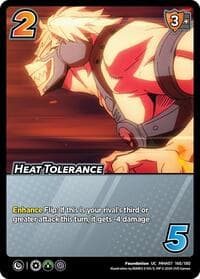 Heat Tolerance - UniVersus: My Hero Academia: Girl Power - UniVersus card