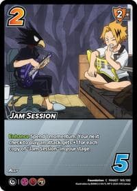 Jam Session - UniVersus: My Hero Academia: Girl Power - UniVersus card