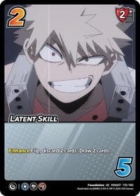 Latent Skill - UniVersus: My Hero Academia: Girl Power - UniVersus card