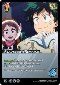 Ready for a Rematch - UniVersus: My Hero Academia: Girl Power - UniVersus card