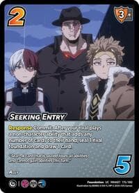 Seeking Entry - UniVersus: My Hero Academia: Girl Power - UniVersus card