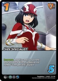 Size Specialist - UniVersus: My Hero Academia: Girl Power - UniVersus card