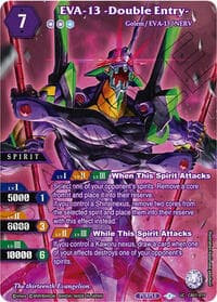 EVA-13 -Double Entry- (Box Topper) - Collaboration Booster 01: Halo of Awakening - Battle Spirits Saga card