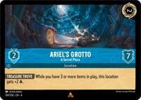 Ariel's Grotto - A Secret Place - Ursula's Return - Disney Lorcana card