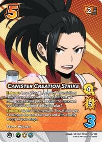 Canister Creation Strike (Alternate Art) - UniVersus: My Hero Academia: Girl Power - UniVersus card