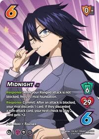 Midnight (Alternate Art) - UniVersus: My Hero Academia: Girl Power - UniVersus card