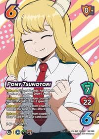 Pony Tsunotori (Alternate Art) - UniVersus: My Hero Academia: Girl Power - UniVersus card