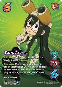 Tsuyu Asui (Alternate Art) - UniVersus: My Hero Academia: Girl Power - UniVersus card