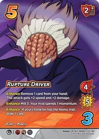 Rupture Driver (Alternate Art) - UniVersus: My Hero Academia: Girl Power - UniVersus card