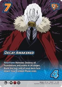 Decay Awakened (Alternate Art) - UniVersus: My Hero Academia: Girl Power - UniVersus card