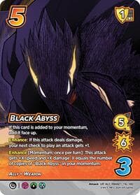 Black Abyss (Alternate Art) - UniVersus: My Hero Academia: Girl Power - UniVersus card