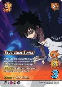 Blueflame Surge (Alternate Art) - UniVersus: My Hero Academia: Girl Power - UniVersus card