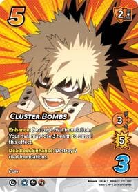 Cluster Bombs (Alternate Art) - UniVersus: My Hero Academia: Girl Power - UniVersus card