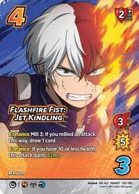 Flashfire Fist: Jet Kindling (Alternate Art) - UniVersus: My Hero Academia: Girl Power - UniVersus card