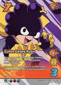 Super Grape Rush (Alternate Art) - UniVersus: My Hero Academia: Girl Power - UniVersus card